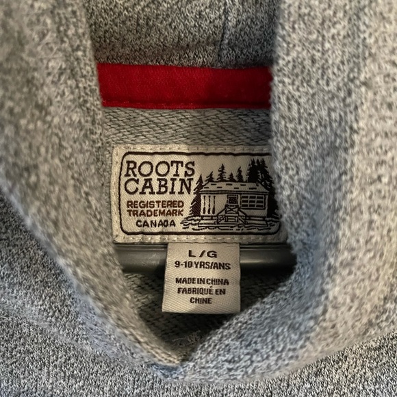 ROOTS Girls Cabin Hoodie Size L - Picture 3 of 3